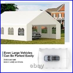 20'X26' Canopy Carport Party Wedding Tent Heavy Duty Gazebo Pavilion Outdoor