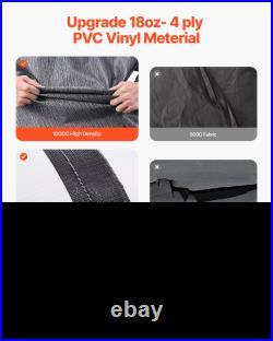 20 ft Motorized RV Awning Retractable Aluminum Frame Outdoor Trailer