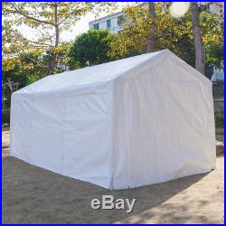 20'x 10'Heavy Duty Carport Gazebo Canopy Party Tent Garage Car Shelter White