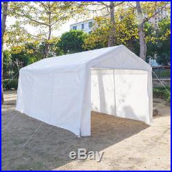 20'x 10'Heavy Duty Carport Gazebo Canopy Party Tent Garage Car Shelter White