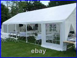 20 x 20 Heavy Duty White Carport Canopy Gazebo Wedding Party Tent Garage