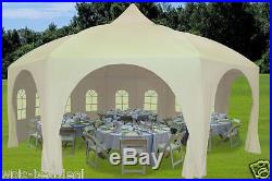 20' x 20' Octagonal Wedding Gazebo Party Tent Canopy Shade