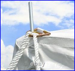 20' x 20' Weekender Standard Canopy Pole Tent White Party, Event, Backyard