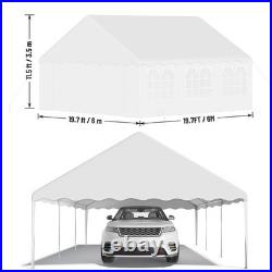 20 x 20 ft Heavy Duty Party Tent, Outdoor Wedding Gazebo & Event Canopy Shelter