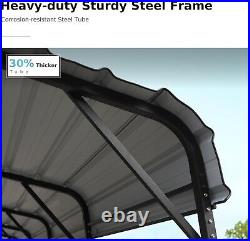 20 x 20 ft Outdoor Carport Heavy Duty Gazebo Garage Car Shelter Shade Multi-Use