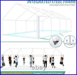 20 x 30 FT Canopy Party Tent White Commercial Backyard Event Waterproof Gazebo