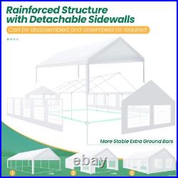 20 x 30 FT Canopy Party Tent White Commercial Backyard Event Waterproof Gazebo