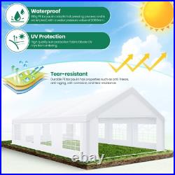 20 x 30 FT Canopy Party Tent White Commercial Backyard Event Waterproof Gazebo