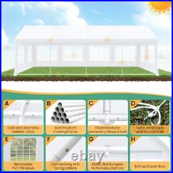 20 x 30 FT Canopy Party Tent White Commercial Backyard Event Waterproof Gazebo
