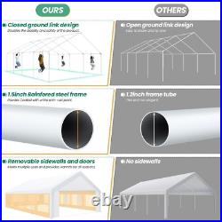 20 x 30 FT Canopy Party Tent White Commercial Backyard Event Waterproof Gazebo