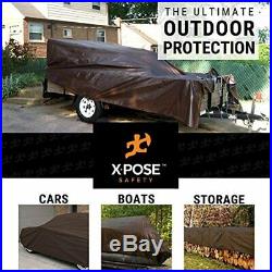 20' x 30' Super Heavy Duty 16 Mil Brown Poly Tarp Cover Thick Waterproof