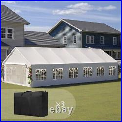 20 x 40ft Heavy Duty Large Wedding Canopy Garden Party Tent Outdoor Event Gazebo