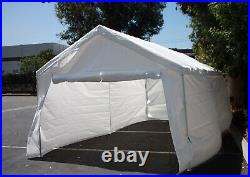 20'x10' Complete set Garage Carport withSide Wall & Frames Car Shelter Canopy Tent