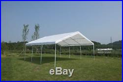 20'x20' Heavy Duty Party Tent Outdoor Carport Canopy Gazebo Holiday Event Sides