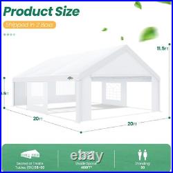 20'x20' Party Tent Outdoor Gazebo Heavy Duty Wedding Canopy Event Wedding Party