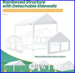 20'x20' Party Tent Outdoor Gazebo Heavy Duty Wedding Canopy Event Wedding Party