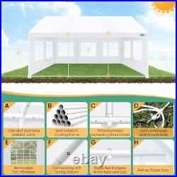 20'x20' Party Tent Outdoor Gazebo Heavy Duty Wedding Canopy Event Wedding Party