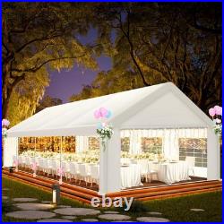 20'x20' Party Tent Outdoor Gazebo Heavy Duty Wedding Canopy Event Wedding Party
