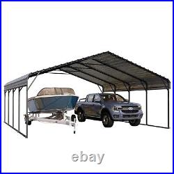 20 x20 ft Outdoor Carport Heavy Duty Gazebo Garage Car Shelter Shade Extra large