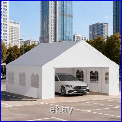 20'x26'/20'x20' Carport Canopy Gazebo Heavy Duty Wedding Party Event Tent Garage