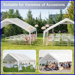 20'x26'/20'x20' Carport Canopy Gazebo Heavy Duty Wedding Party Event Tent Garage
