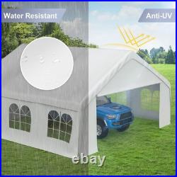 20'x26'/20'x20' Carport Canopy Gazebo Heavy Duty Wedding Party Event Tent Garage