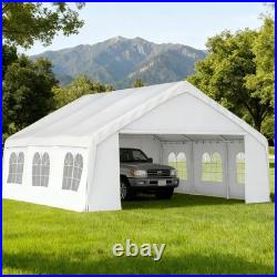 20'x26'/20'x20' Carport Canopy Gazebo Heavy Duty Wedding Party Event Tent Garage