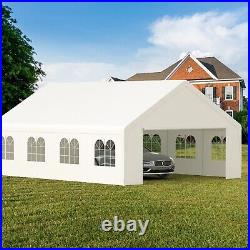 20'x26' Carport Canopy Gazebo Wedding Party Event Tent Heavy Duty Garage Outdoor