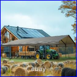 20'x30' Outdoor Carport Metal Carport Heavy Duty Carport Car Tent Car Canopy