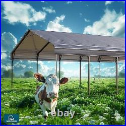 20'x30' Outdoor Carport Metal Carport Heavy Duty Carport Car Tent Car Canopy