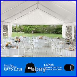 20'x40' Commercial Outdoor Gazebo Canopy Tent Wedding Party with Removable Walls