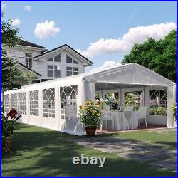 20'x40' Gazebo Canopy Carport Shelter Wedding Party Tent Outdoor Heavy Duty