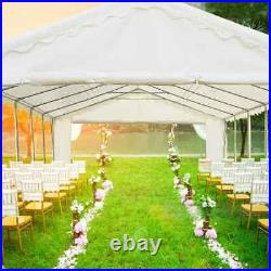 20'x40' Gazebo Canopy Carport Shelter Wedding Party Tent Outdoor Heavy Duty