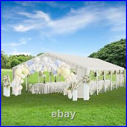 20'x40' Gazebo Canopy Carport Shelter Wedding Party Tent Outdoor Heavy Duty