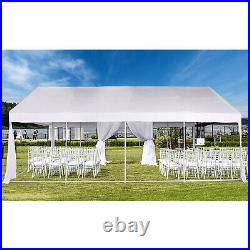 20'x40' Gazebo Canopy Event Wedding Party Tent With Side Walls Galvanized Steel