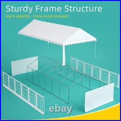 20'x40' Heavy Duty Party Tent Outdoor Wedding Event Tent Gazebo Canopy Awning