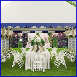 20'x40' Outdoor Gazebo Canopy Tent Wedding Party Tent Patio Heavy Duty Tent Blue