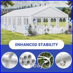 20'x40' Party Canopy Outdoor Shelter Waterproof Gazebo Wedding Tent with Sidewalls