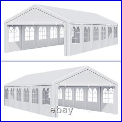 20'x40' Party Canopy Outdoor Shelter Waterproof Gazebo Wedding Tent with Sidewalls