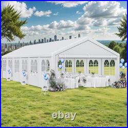 20'x40' Party Canopy Outdoor Shelter Waterproof Gazebo Wedding Tent with Sidewalls