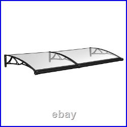 2025 New Model Aluminum Door Canopy with 5cm Extra Wide Drainage Channel