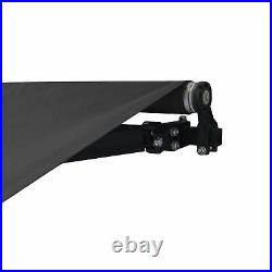 20x10 ft Patio Retractable Motorized Awning Canopy Sun Shade Deck Shelter Block