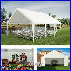 20x20 20x26 FT Car Canopy Heavy Duty Gazebo Wedding Party Tent Carport Outdoor
