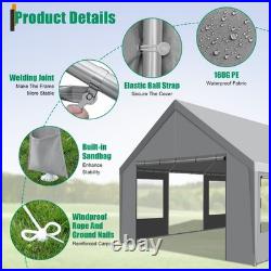 20x20 Heavy Duty Storage Shelter Shed Portable Garage, Waterproof and snowproof