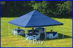 20x20 ShelterLogic Decorative Canopy 8 Leg Party Tent Blue Wedding Shade 25797