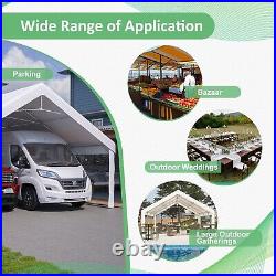 20x20 ft. Outdoor White Event Canopy Heavy Duty Carport Large Wedding Party Tent