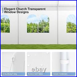 20x20FT Outdoor Heavy Duty Window Canopy Tent Wedding Party Tent Carport