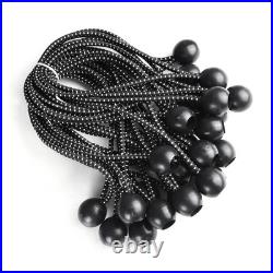 20x24 Ft Waterproof Poly Tarp Protect Cover 10mil Tarpaulin with 25 Ball Bungees