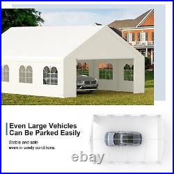 20x26FT Outdoor Heavy Duty Window Canopy Tent Wedding Party Tent Carport