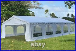 20x30ft Heavy Duty Gazebo Large Wedding Canopy Garden Party Tent Outdoor Event